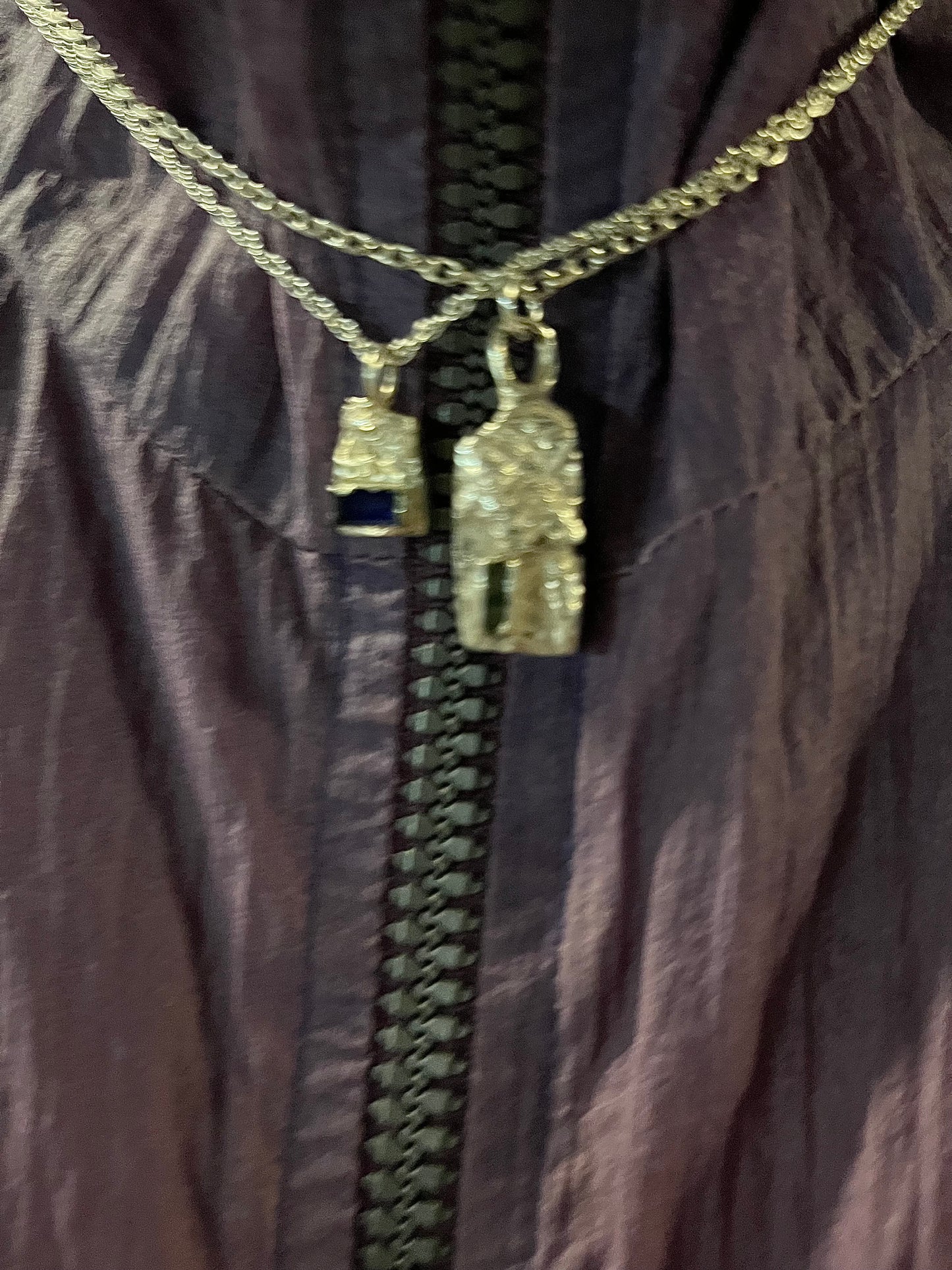 925 MOSS PENDANT W/ SAPPHIRE