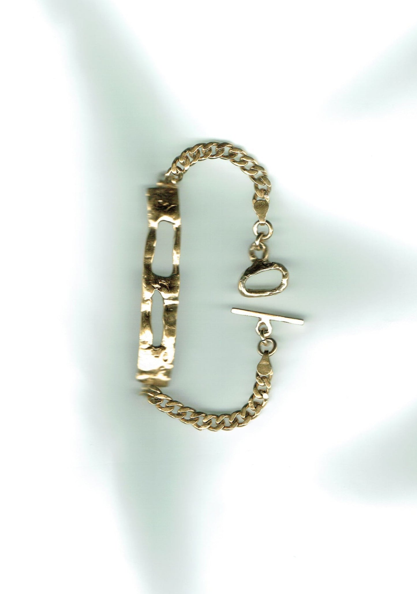 9CT MOLTEN ID BRACELET