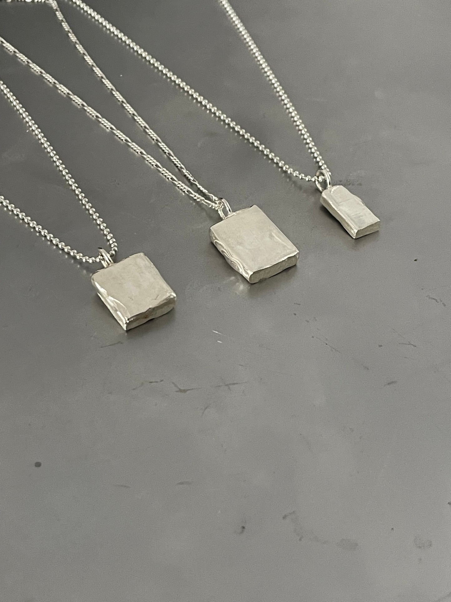 925 BLOCK PENDANTS