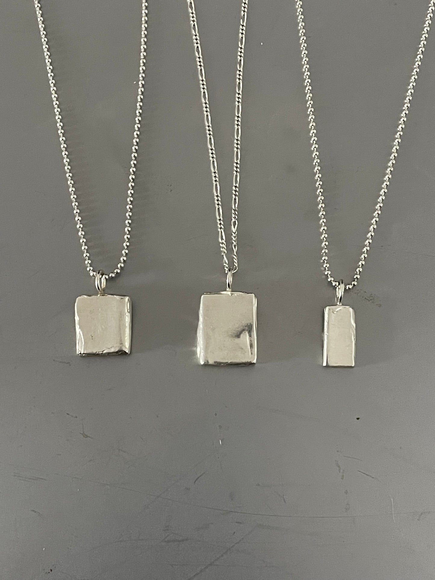 925 BLOCK PENDANTS
